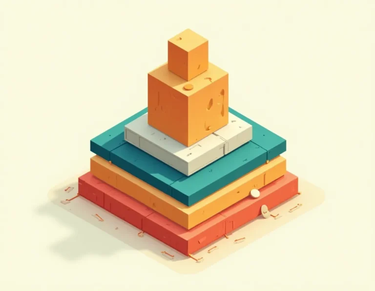 Content blocks forming a trust foundation structure for local service businesses