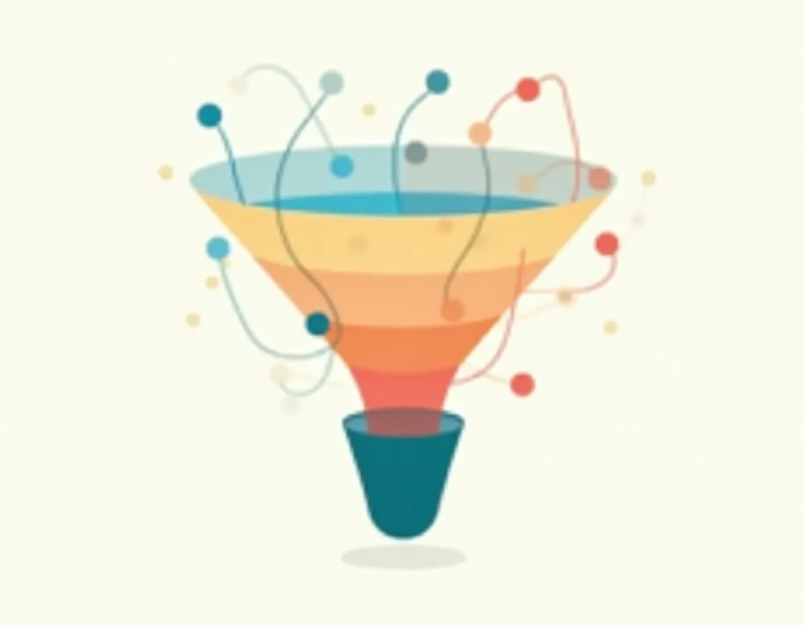 Lead generation funnel comparing content marketing channels for real estate professionals