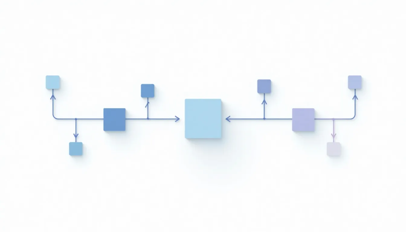 API workflow diagram showing headless CMS integration with AI content engines through structured data flow paths