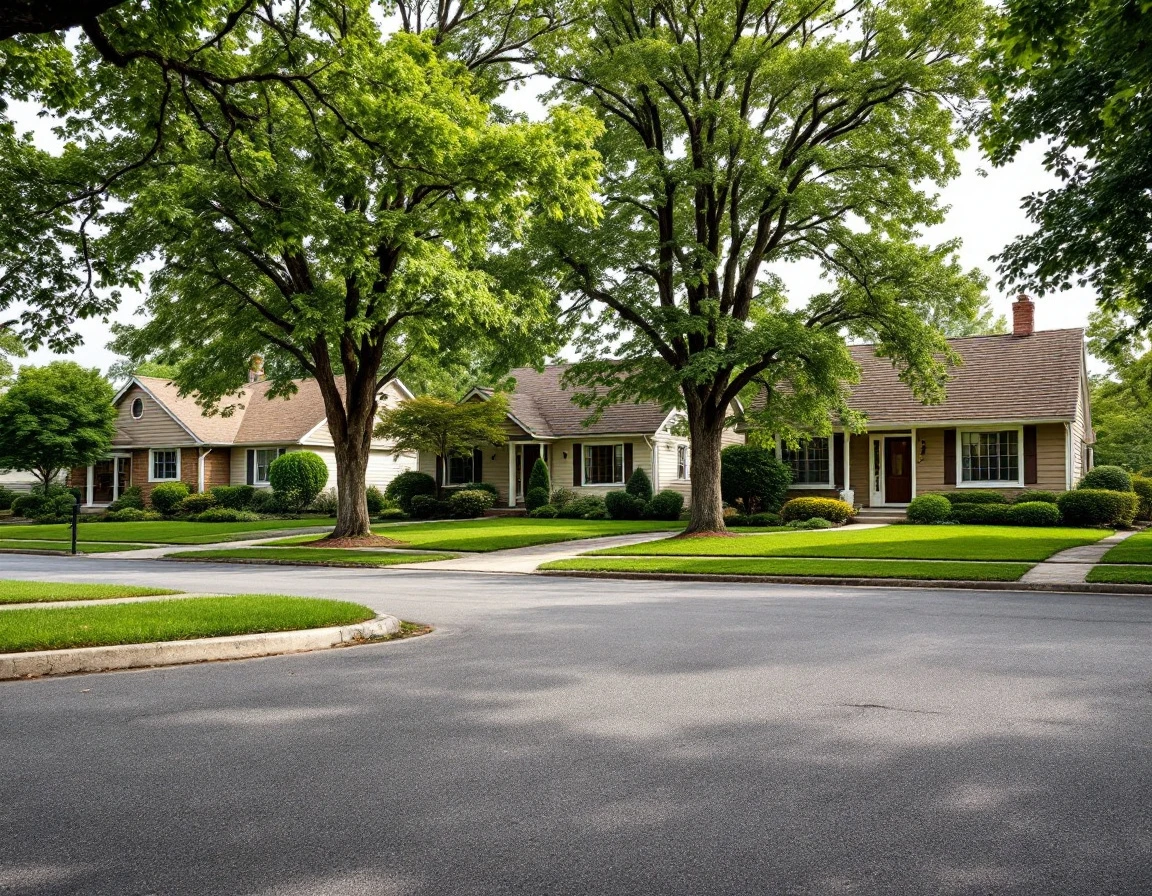 Well-maintained suburban homes with quality roofing in a residential neighborhood during normal daylight conditions